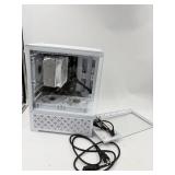LXZ-R7 pro Desktop Computer Tower, white. Comes