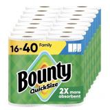 New Bounty Paper Towels Quick Size, White, 16