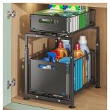 Under Sink Organizer, 2 Tier Under Sink