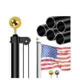 New Flag Poles for Outside House - 13 Gauge 20 Ft