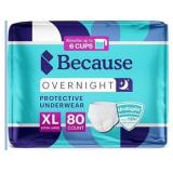 Because Overnight Absorbency Pull Ups - Adult