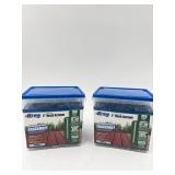 New (lot of 2) #8 x 2 in. KTX Square Drive Pan