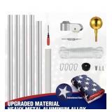 Super Thick Flag Pole Kit, 20 FT 12 Gauge