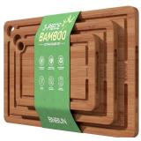 Bamboo Cutting Board for Kitchen, Wooden Cutting