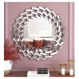 New Sunburst Shape Wall Mirror Round