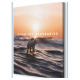 Inspirational Quotes Wall Art Push the Boundaries