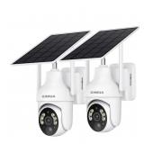 New SEHMUA 2K Solar Security Cameras Wireless