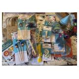 HUGE PLASTIC TOTE OF NEW BIRTHDAY SUPPLIES & MORE