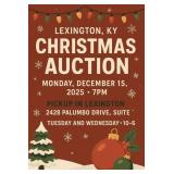 Auction pick-up dates and times