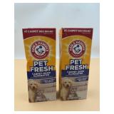 Lot of 2 Arm and Hammer pet fresh carpet