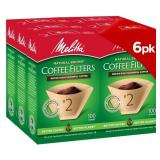 New Melitta #2 Cone Coffee Filters, Natural