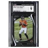 Graded Justin Fields Rookie 2021 Absolute #108
