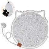 New Cat Scratcher Mat, Natural Cotton Rope