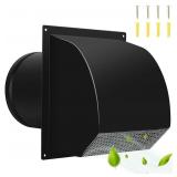New 8 Inch Wall Vent with Screen &