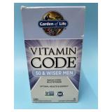 New Garden of Life Vitamin Code 50 & Wiser Men