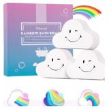 New Cloud Rainbow Bath Bombs for Kids Girls, XXXL