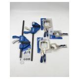 New Kreg variety lot of Clamps, 2 inch, 3 inch,