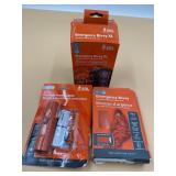 Lot of 3 SOL emergency items. New