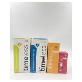 New Timeless variety of skin care products.