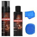 New SHABEIBEI Leather Cleaner and Conditioner Kit