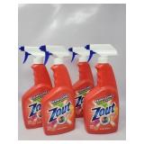 New Lot Of 4 Zout Laundry Stain Remover Spray,