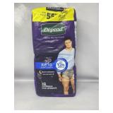 NEW package slightly damaged of Depend Night