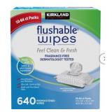 New Kirkland Signature Premoistened Flushable