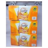 New Lot Of 3 Goldfish Cheddar Crackers, 1.5 oz.