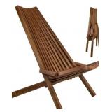 CleverMade Tamarack Folding Wooden Outdoor Chair