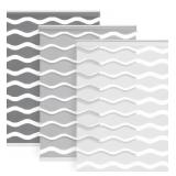 LazBlinds No Drill Cordless Zebra Blinds for