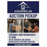 Auction pick-up process LICENSED KY AUCTIONEER