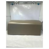 Only the top and back door and posts of