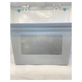 IRIS USA 2-in-1 Elevated 15" Dog Bowls Food &