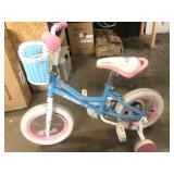 Pre owned childrenï¿½s bicycle with training wheels