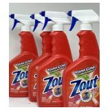 New Lot of 4, Zout Laundry Stain Remover Spray,