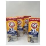 New Lot of 4, Arm & Hammer Pet Fresh Carpet Odor