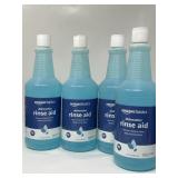New Lot of 4, Amazon Basics Dishwasher Rinse Aid