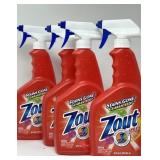 New Lot of 4, Zout Laundry Stain Remover Spray,