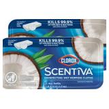 New Clorox Scentiva Disinfecting Wet Mop Pad,
