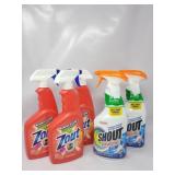 New Zout (3) & Shout Cleaning Spray (2)