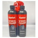New 2 Ct kanfort Wheel and Tire Cleaner Spray,
