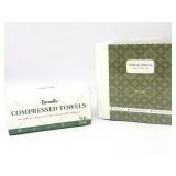 Compressed towels wet and dry thick lint free 28