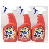 3 pack Zout spray triple enzyme formula laundry