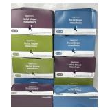New Lot of 10, Amazon Basics Facial Tissue,