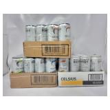 New Lot Of 3 Celsious Live Fit 12pks Variety Of