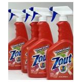 New Lot of 4, Zout Laundry Stain Remover Spray,