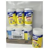New Lot of 10, Lysol Disinfecting Wipes Bundle,