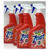 New Lot of 4, Zout Laundry Stain Remover Spray,