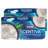 New Clorox Scentiva Disinfecting Wet Mop Pad,