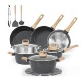 SODAY 17 Pcs Pots and Pans Set Non Stick Kitchen